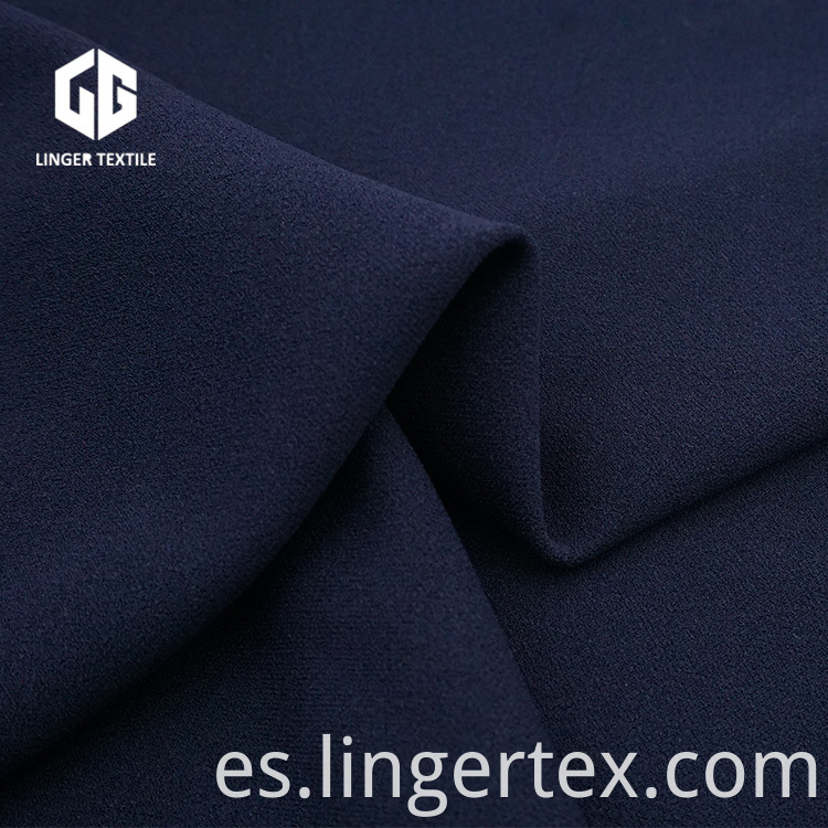 Polyester Elastane Crepe Knit Fabric